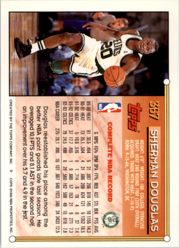 1993-94 Topps Gold Basketball Series Two (199-396) Singles - You Choose - Picture 317 of 366