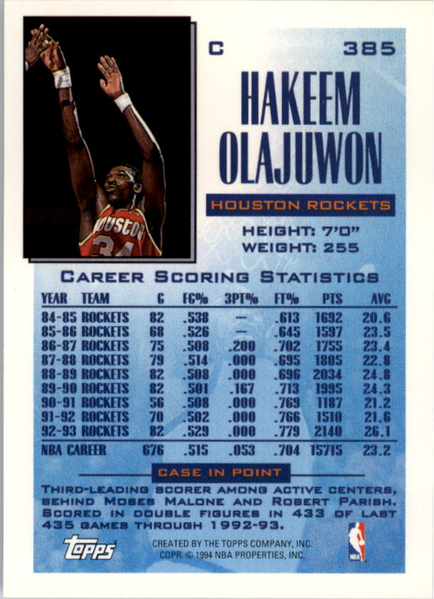 1993-94 Topps Gold Basketball Series Two (199-396) Singles - You Choose - Picture 349 of 366