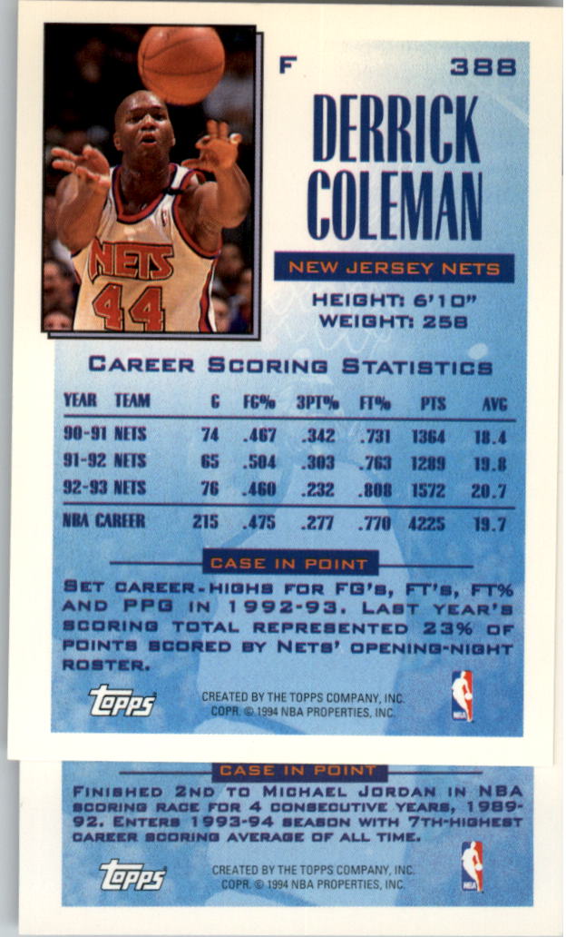 1993-94 Topps Gold Basketball Series Two (199-396) Singles - You Choose - Picture 353 of 366