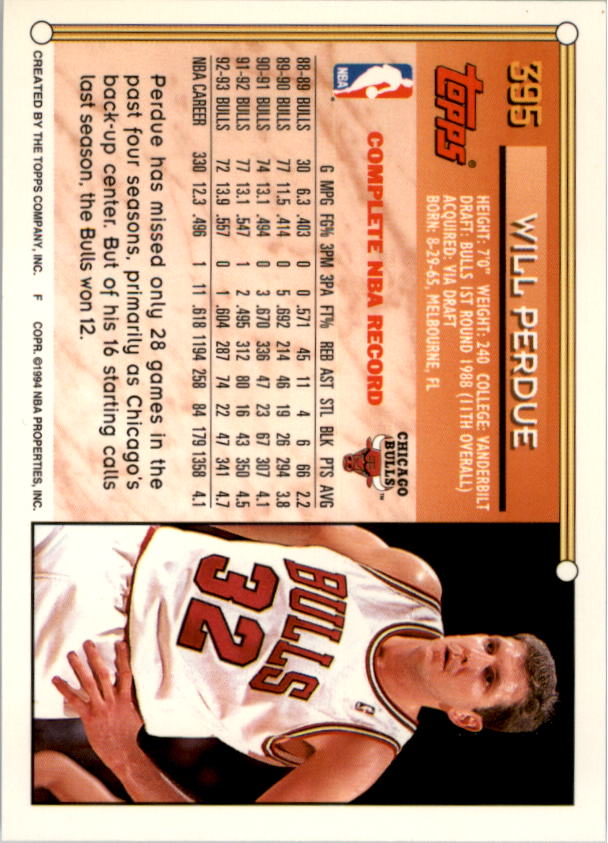 1993-94 Topps Gold Basketball Series Two (199-396) Singles - You Choose - Picture 364 of 366