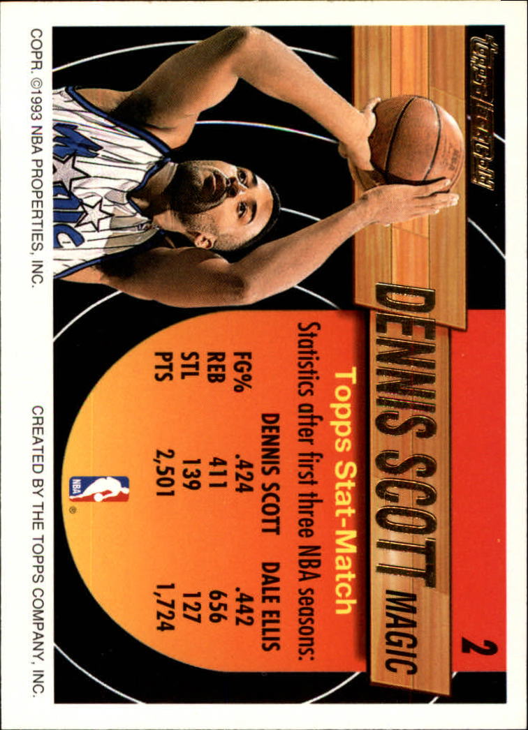 Dennis Scott 1990 Skybox #363 NBA Draft Basketball Card