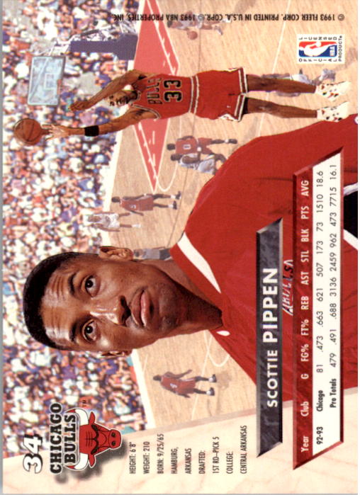 Scottie Pippen cards (1989-2019) Bulls Blazers - You Choose - Bild 55 von 239