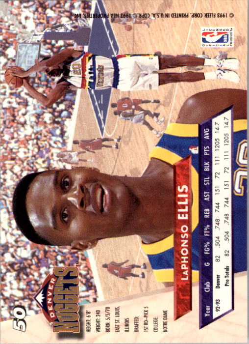 B5323- 1993-94 Ultra Basketball #s 1-250 +Rookies -You Pick- 15+ FREE US SHIP - Picture 99 of 499