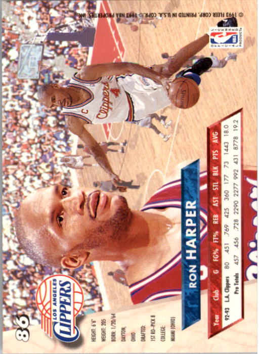 B5323- 1993-94 Ultra Basketball #s 1-250 +Rookies -You Pick- 15+ FREE US SHIP - Picture 171 of 499