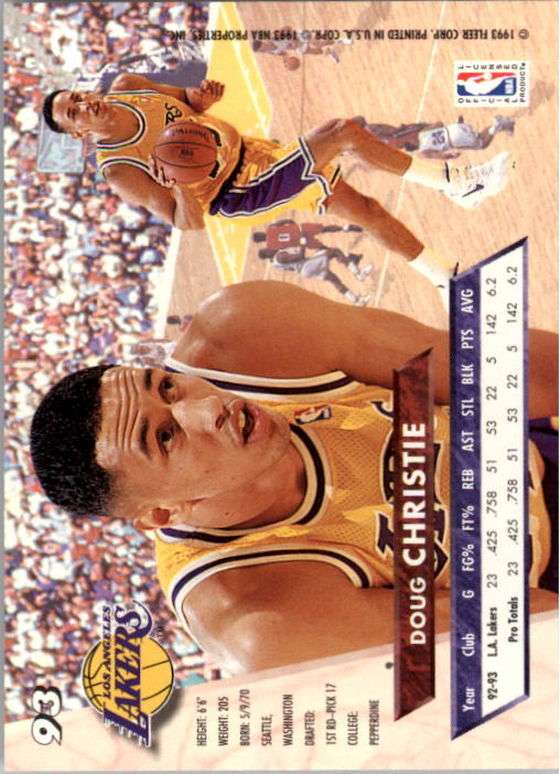 B5323- 1993-94 Ultra Basketball #s 1-250 +Rookies -You Pick- 15+ FREE US SHIP - Picture 185 of 499