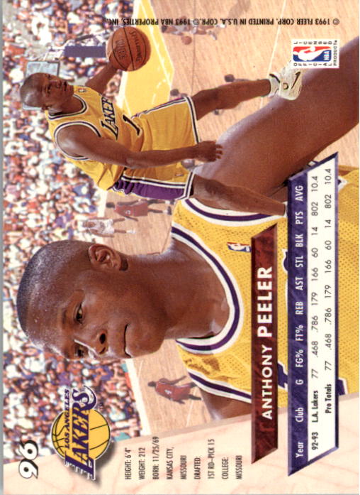 B5323- 1993-94 Ultra Basketball #s 1-250 +Rookies -You Pick- 15+ FREE US SHIP - Picture 191 of 499