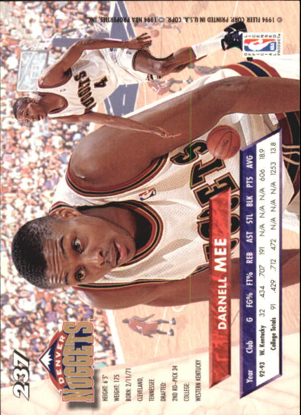 B5323- 1993-94 Ultra Basketball #s 1-250 +Rookies -You Pick- 15+ FREE US SHIP - Picture 473 of 499