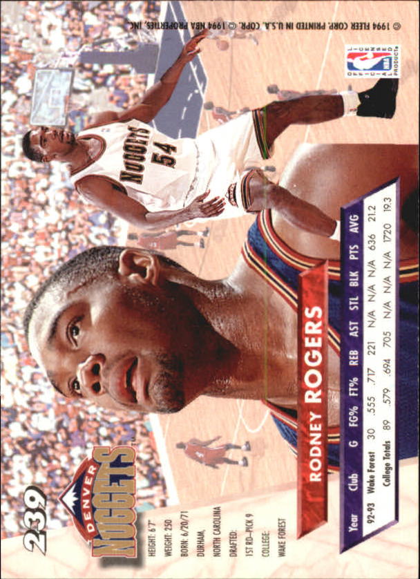 B5323- 1993-94 Ultra Basketball #s 1-250 +Rookies -You Pick- 15+ FREE US SHIP - Picture 477 of 499