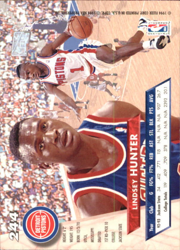 B5323- 1993-94 Ultra Basketball #s 1-250 +Rookies -You Pick- 15+ FREE US SHIP - Picture 487 of 499