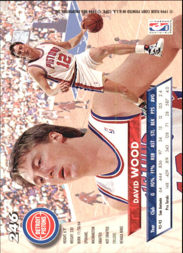 B5323- 1993-94 Ultra Basketball #s 1-250 +Rookies -You Pick- 15+ FREE US SHIP - Picture 491 of 499