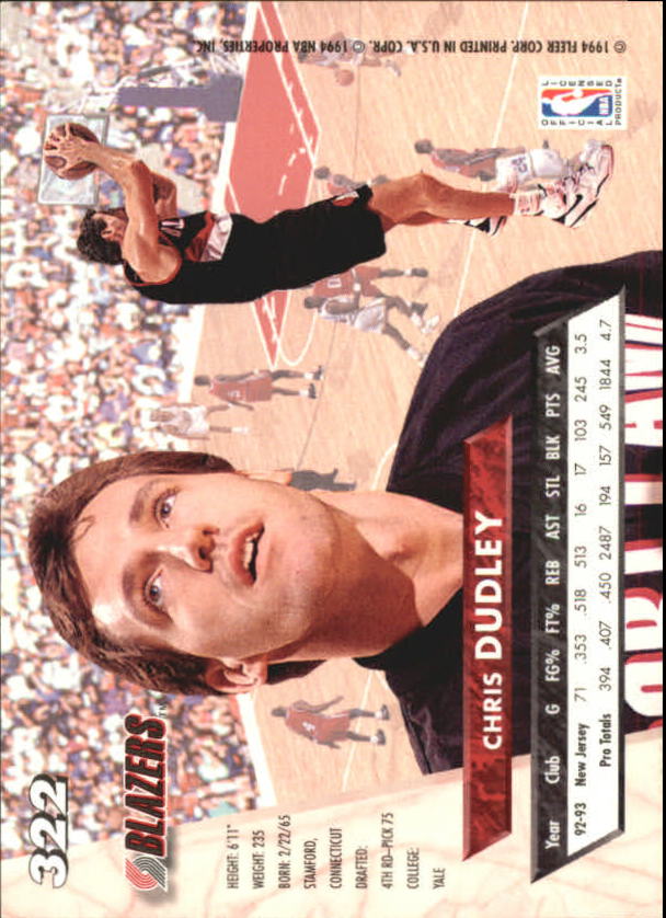 B5323- 1993-94 Ultra Basketball #s 251-375 +Inserts -You Pick- 15+ FREE US SHIP - Picture 141 of 320