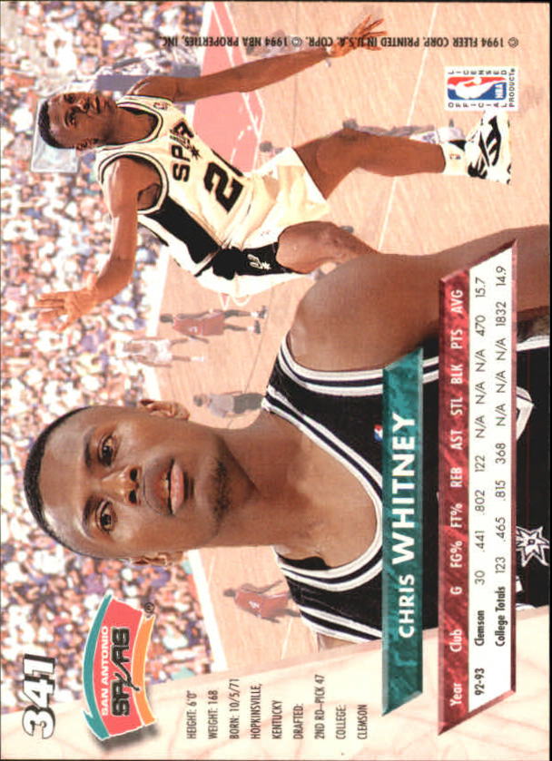 B5323- 1993-94 Ultra Basketball #s 251-375 +Inserts -You Pick- 15+ FREE US SHIP - Picture 179 of 320