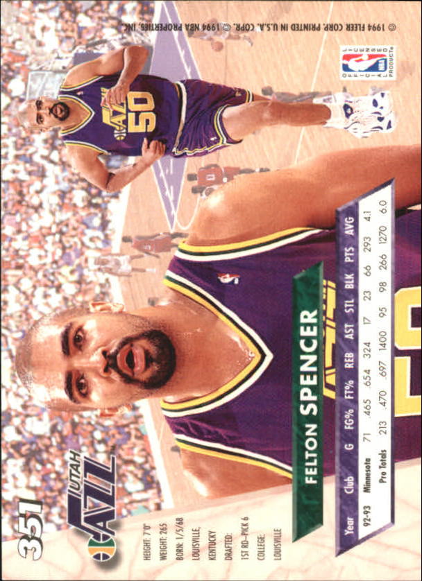 B5323- 1993-94 Ultra Basketball #s 251-375 +Inserts -You Pick- 15+ FREE US SHIP - Picture 199 of 320