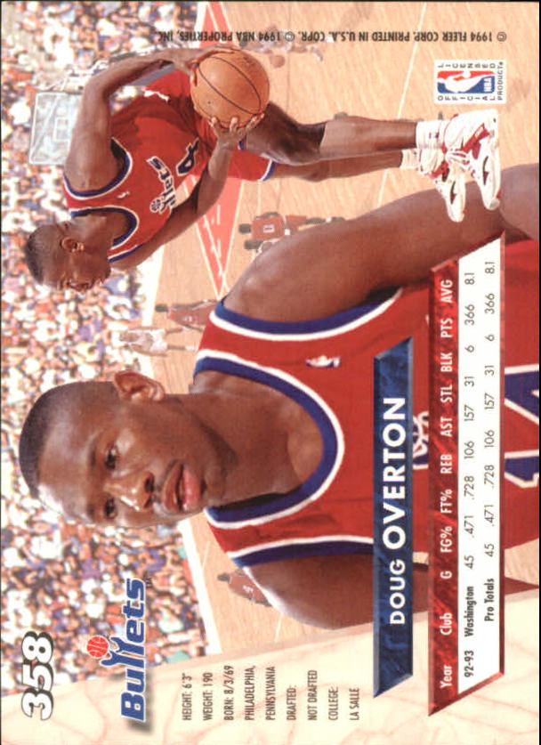 B5323- 1993-94 Ultra Basketball #s 251-375 +Inserts -You Pick- 15+ FREE US SHIP - Picture 213 of 320
