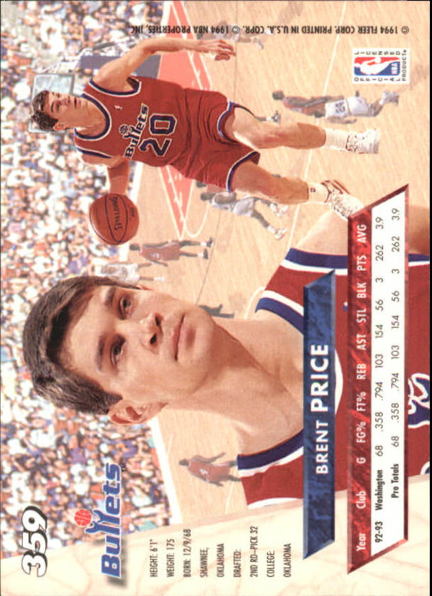 B5323- 1993-94 Ultra Basketball #s 251-375 +Inserts -You Pick- 15+ FREE US SHIP - Picture 215 of 320