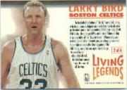 1993-94 Fleer Living Legends #2 Larry Bird back image