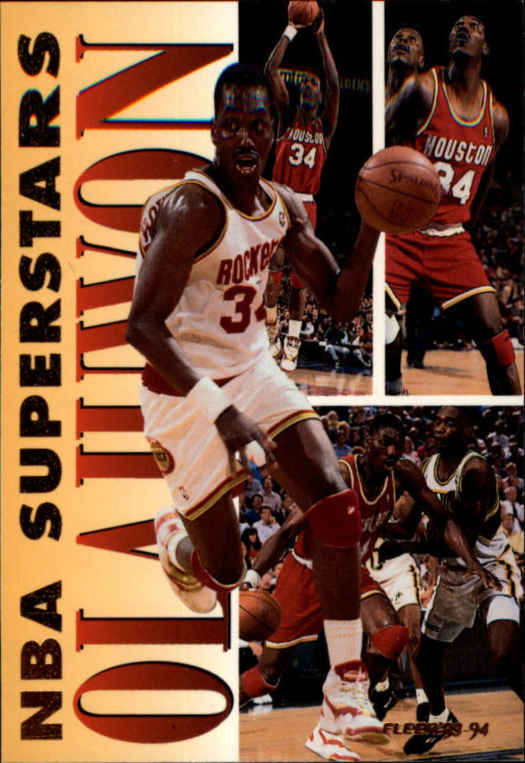 1993-94 Fleer NBA Superstars #15 Hakeem Olajuwon