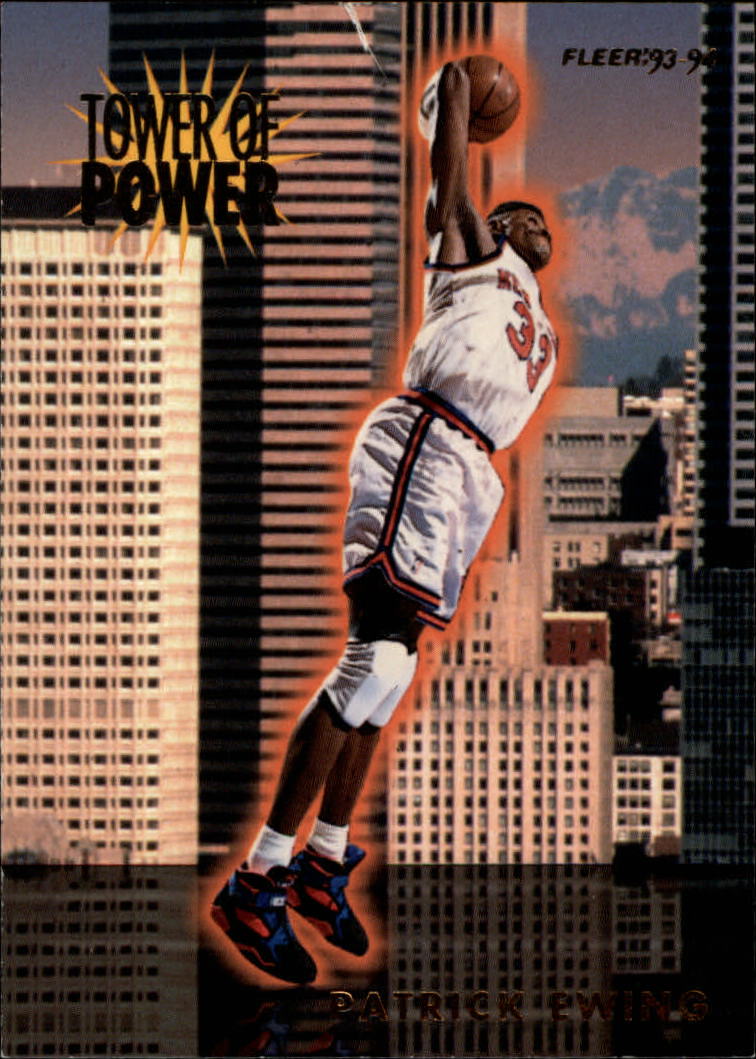 1993-94 Fleer Towers of Power #7 Patrick Ewing