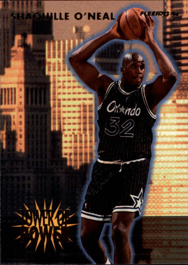 1993-94 Fleer Towers of Power #21 Shaquille O'Neal