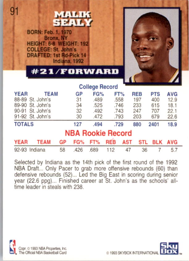thumbnail 23  - 1993-94 Hoops Basketball (Pick From List 1-250)