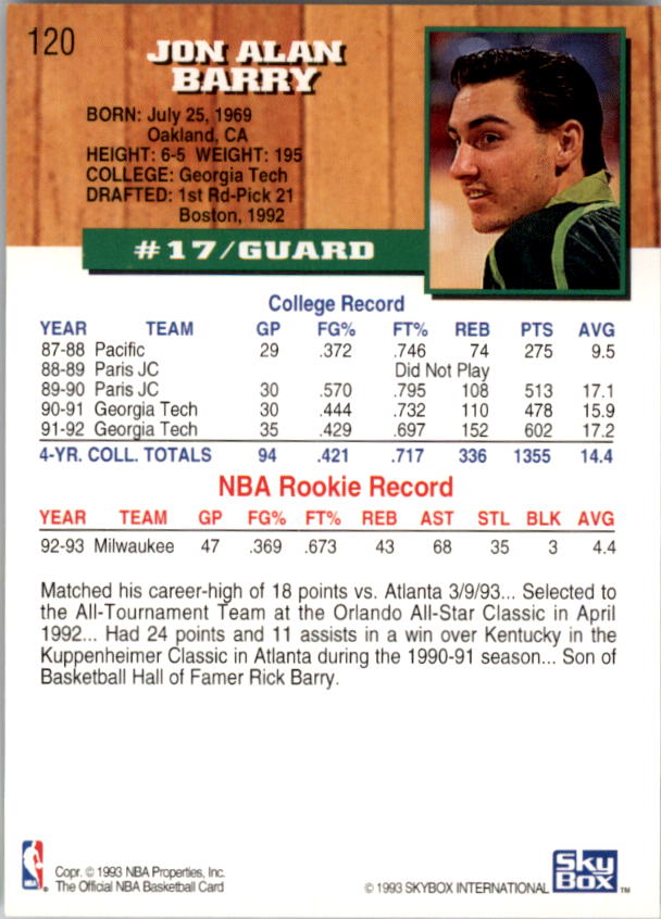 thumbnail 57  - 1993-94 Hoops Basketball (Pick From List 1-250)