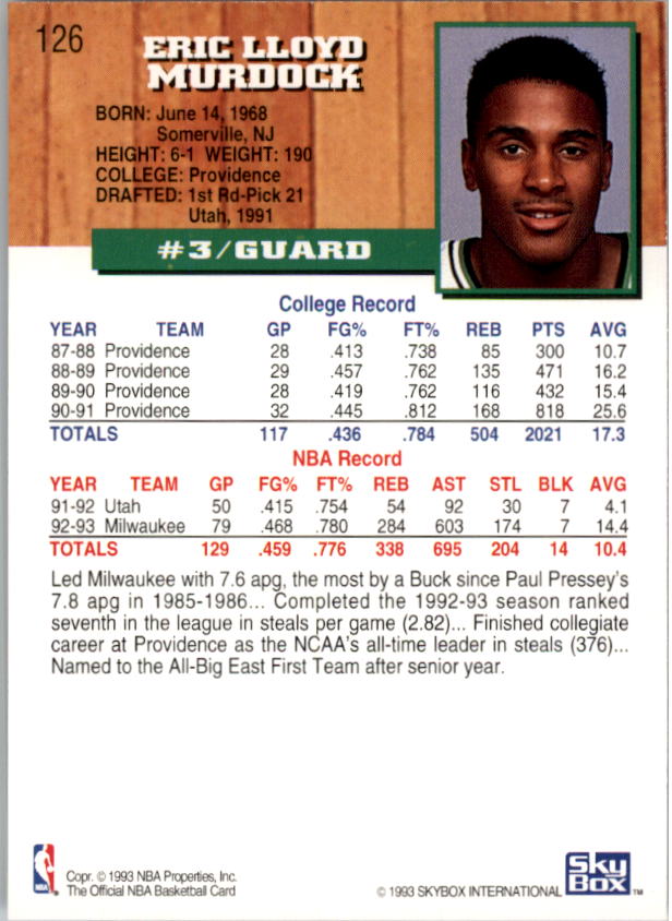 thumbnail 69  - 1993-94 Hoops Basketball (Pick From List 1-250)