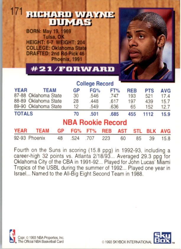 thumbnail 159  - 1993-94 Hoops Basketball (Pick From List 1-250)
