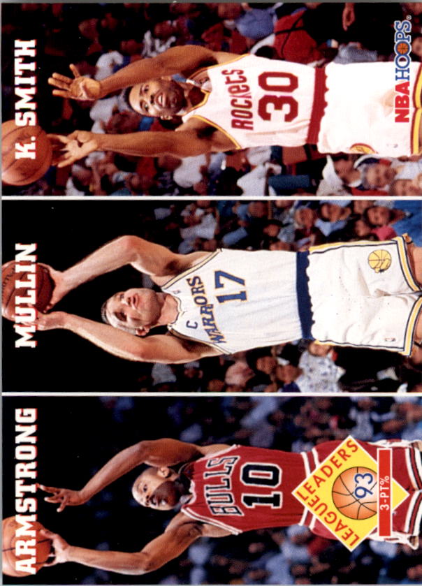 1993-94 Hoops #288 B.J. Armstrong/Chris Mullin/Kenny Smith LL