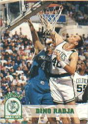 1993-94 Hoops #306 Dino Radja RC