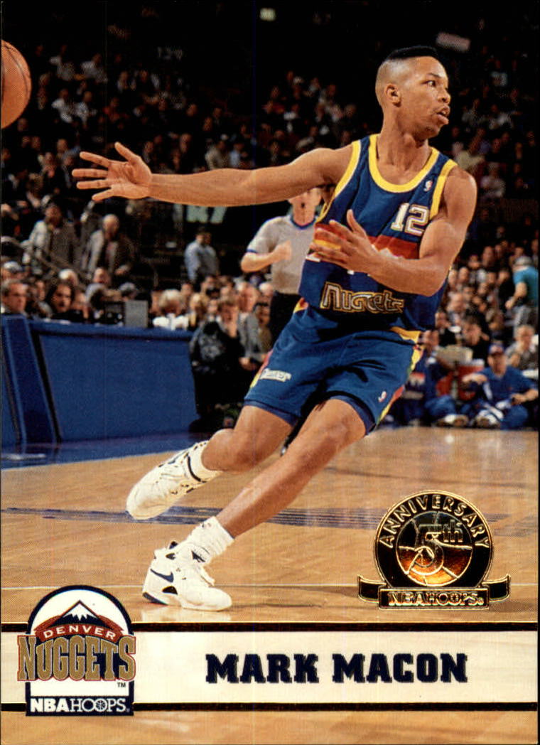 1993-94 Hoops Fifth Anniversary Gold #55 Mark Macon - NM-MT