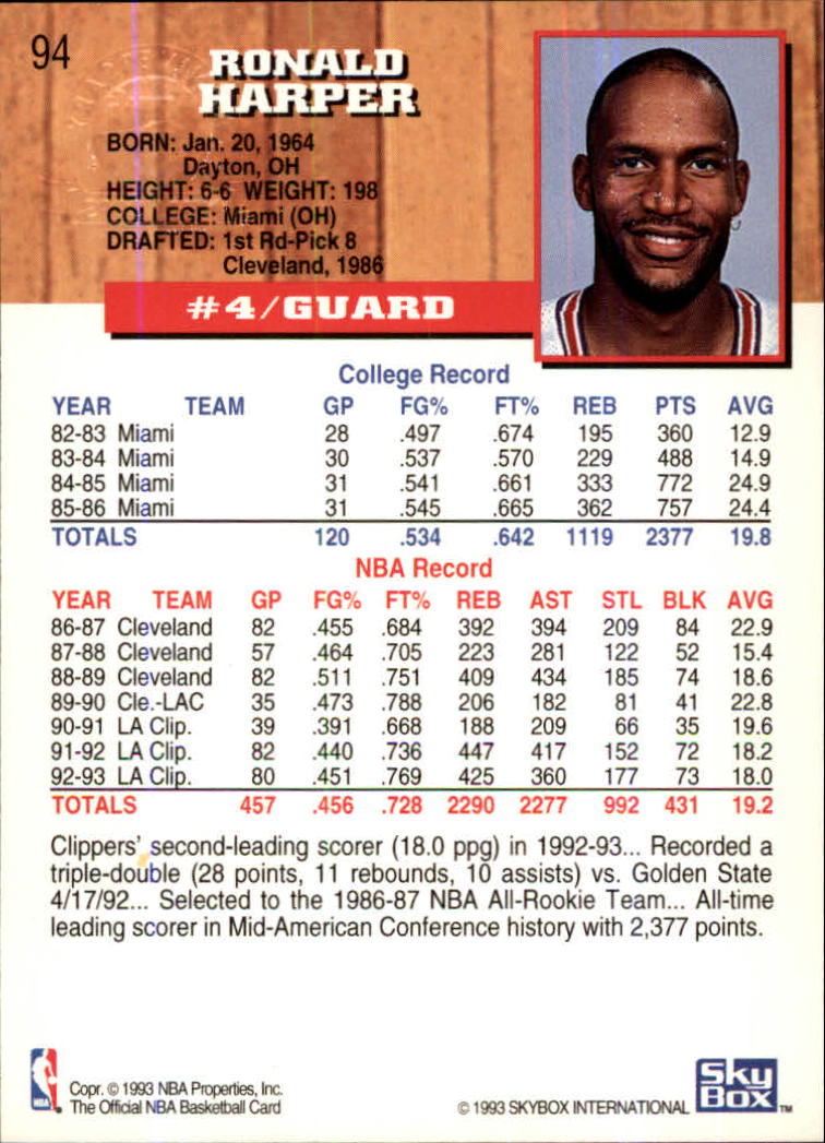 1993-94 Hoops Basketball 5th Anniversary Gold Singles (1-200) - You Choose - Picture 185 of 393