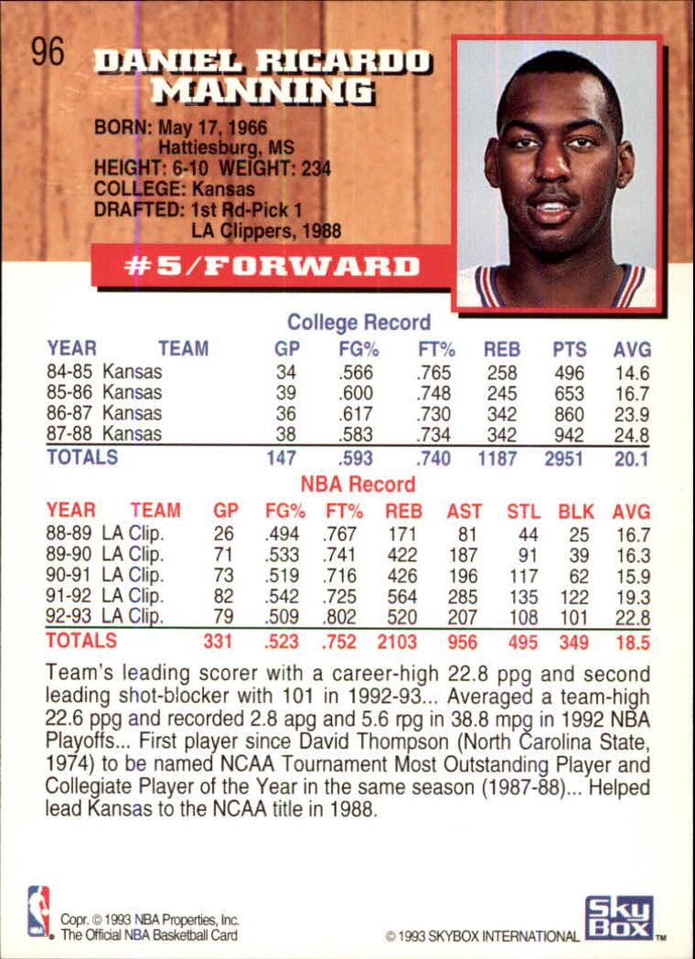 1993-94 Hoops Basketball 5th Anniversary Gold Singles (1-200) - You Choose - Picture 189 of 393
