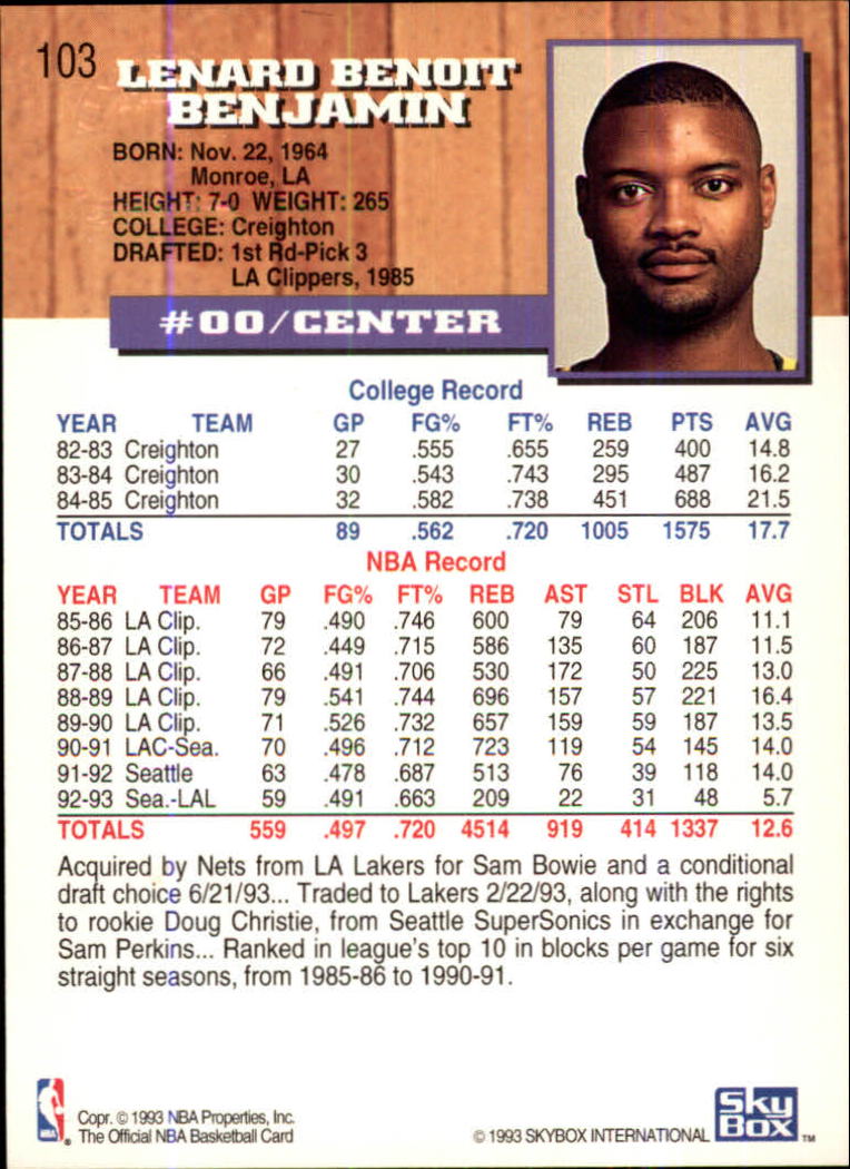 1993-94 Hoops Basketball 5th Anniversary Gold Singles (1-200) - You Choose - Picture 203 of 393