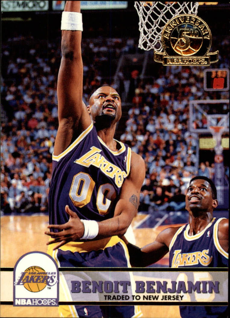 1993-94 Skybox Benoit Benjamin 121 Traded Los Angeles Lakers Basketball Card