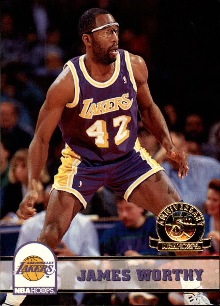 1993-94 Hoops Fifth Anniversary Gold #110 James Worthy