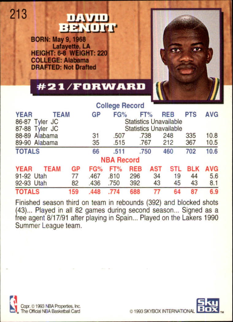 1993-94 Hoops Basketball 5th Anniversary Gold Singles (201-418) - You Choose - Picture 27 of 414