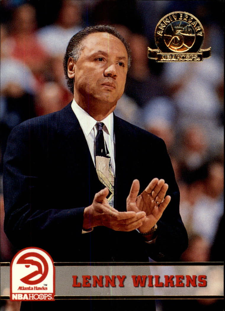 1993-94 Hoops Fifth Anniversary Gold #230 Lenny Wilkens CO