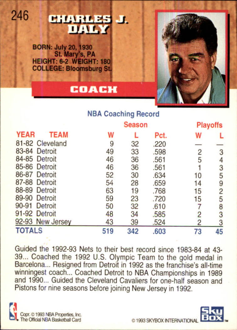 1993-94 Hoops Basketball 5th Anniversary Gold Singles (201-418) - You Choose - Picture 91 of 414