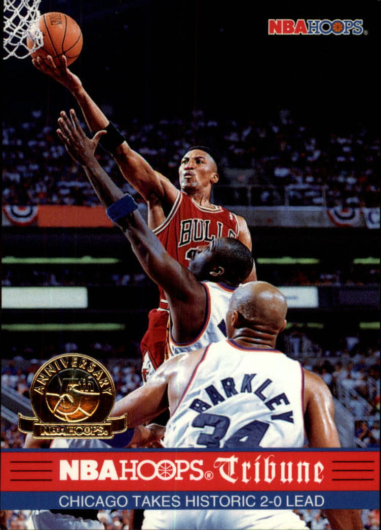 1993-94 Hoops Fifth Anniversary Gold #293 Scottie Pippen TRIB