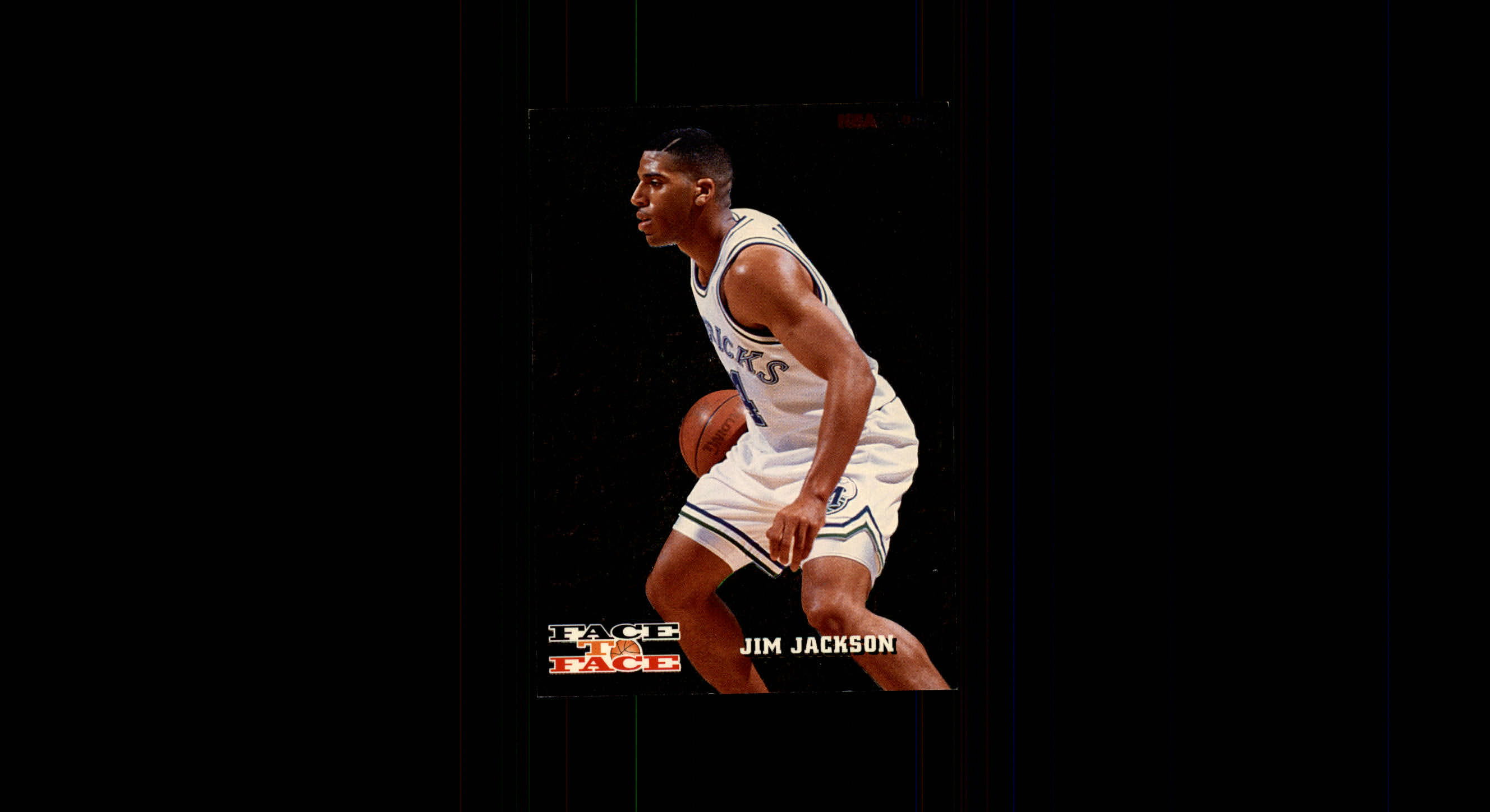 1993-94 Hoops Face to Face #4 Jim Jackson/Clyde Drexler