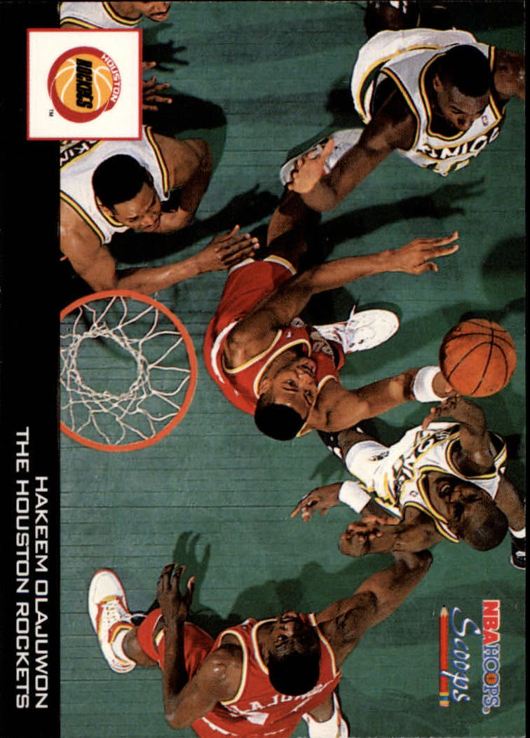 Houston Rockets Hakeem Olajuwon 1994 NBAHOOPS Starting Lineup Card
