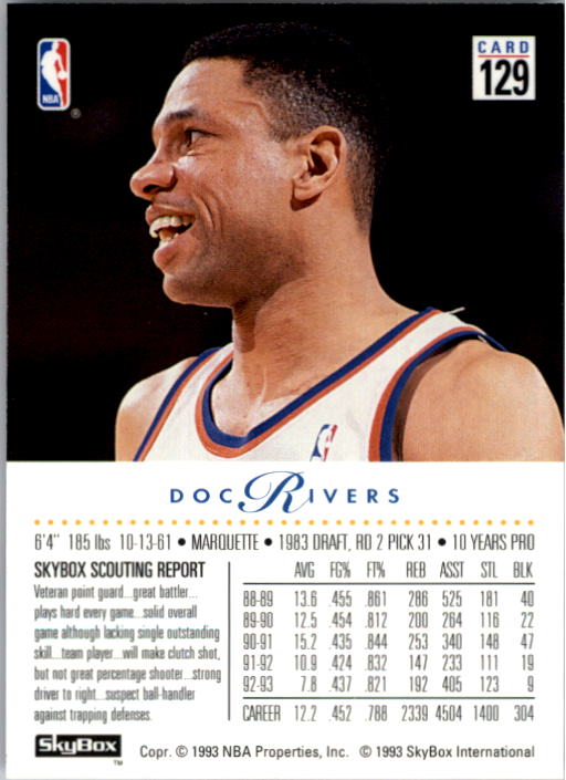 A9255- 1993-94 Skybox Premium Basketball #s 1-250 -You Pick- 15+ FREE US SHIP - Picture 253 of 493