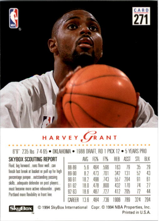 Sports Card Back