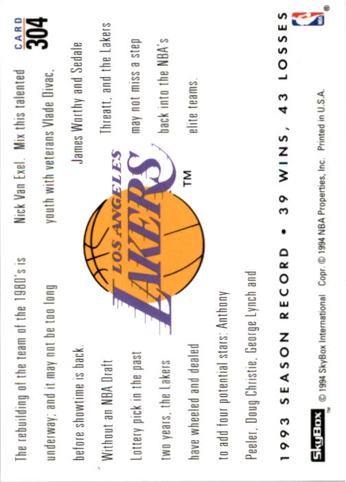 A9255- 1993-94 Skybox Premium Bk 251-341 +Inserts -You Pick- 15+ FREE US SHIP - Picture 109 of 222