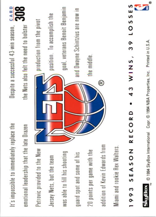 A9255- 1993-94 Skybox Premium Bk 251-341 +Inserts -You Pick- 15+ FREE US SHIP - Picture 117 of 222