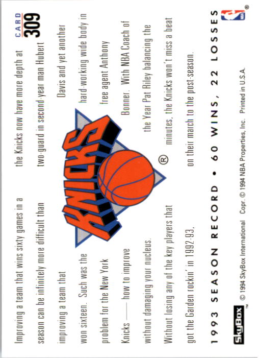 A9255- 1993-94 Skybox Premium Bk 251-341 +Inserts -You Pick- 15+ FREE US SHIP - Picture 119 of 222