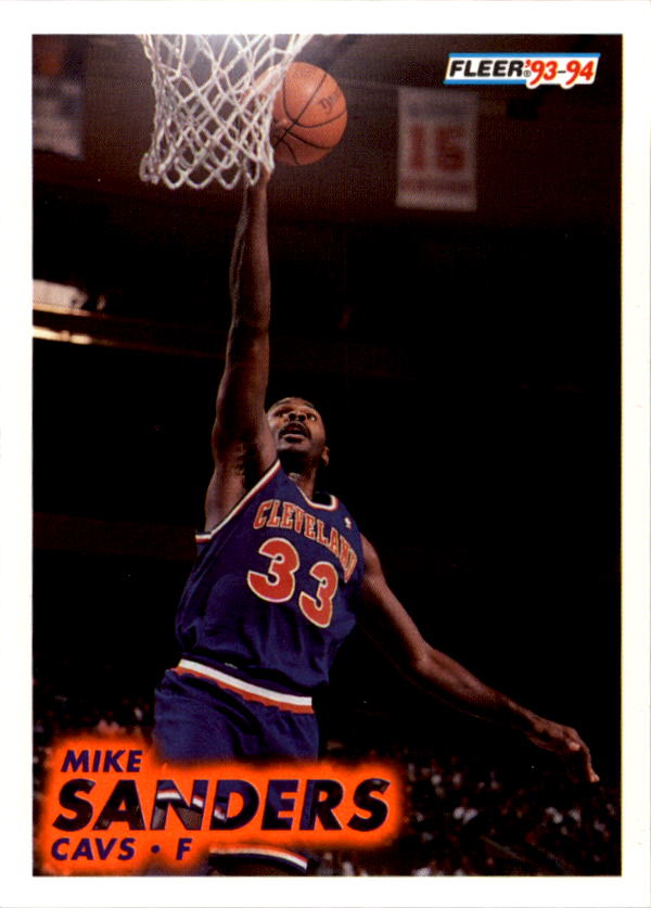1993-94 Fleer #40 Mike Sanders