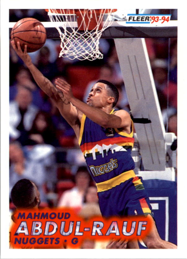 1993-94 Fleer #50 Mahmoud Abdul-Rauf