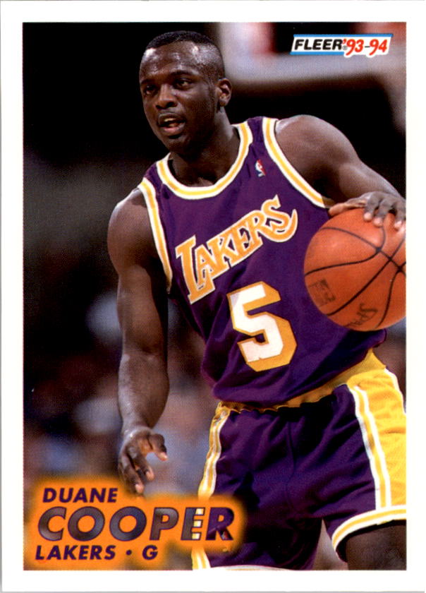 1993-94 Fleer #100 Duane Cooper