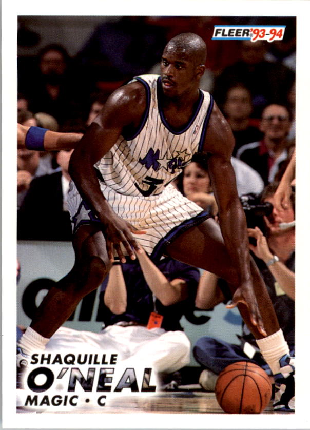  Shaquille O'Neal Card 1994-95 Fleer Triple Threats #7 :  Collectibles & Fine Art